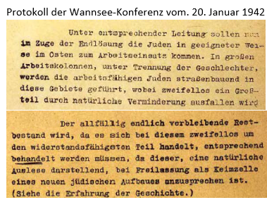 Wannsee-Konferenz 7f.