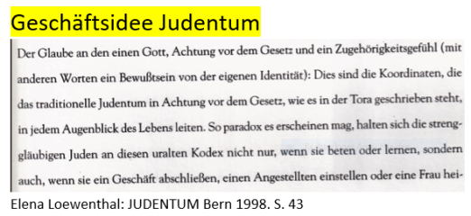 Judentum Geschäftsidee Loewenthal