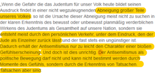 Hitler Antisemitismus der Deutschen ist unbrauchbar